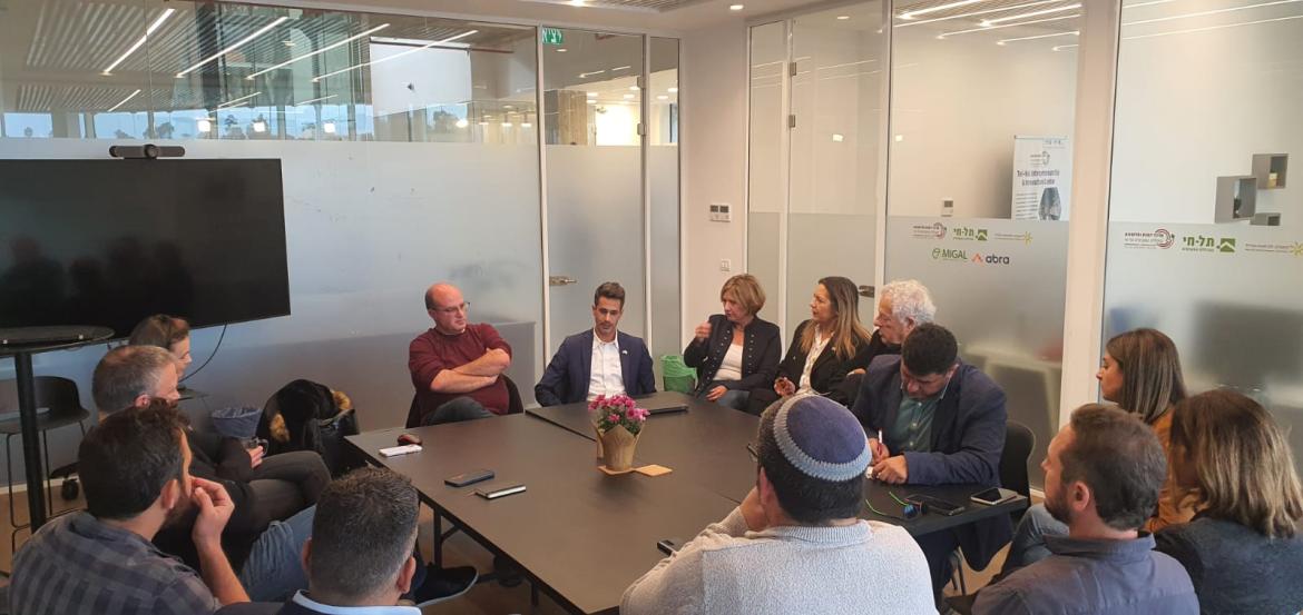 נפגשנו עם אראל מרגלית ואנשי קרן JVP בכדי לקבל סקירה על התקדמות הפרויקטים ולקדם פרויקטים חדשים