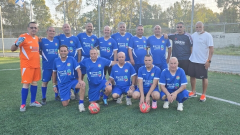 גאווה מקומית: מקום ראשון לקבוצת כדורגל בהליכה של קריית שמונה בטורניר הארצי