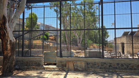 בימים אלה הולך ונבנה בעיר פארק תוכים ייחודי