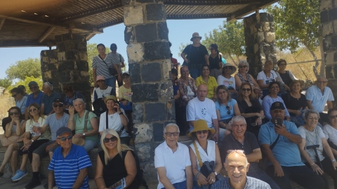 יצאנו עם האזרחים הוותיקים שלנו לטיול קהילתי מרגש ברמת הגולן