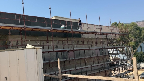 ממשיכים להתקדם בבניית המרכז החדש לרפואת חירום בקריית שמונה