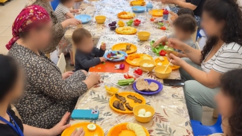 קיימנו פעילות חווייתית משותפת להורים ולילדים במשחקייה ההתפתחותית־קהילתית במרכז לגיל הרך